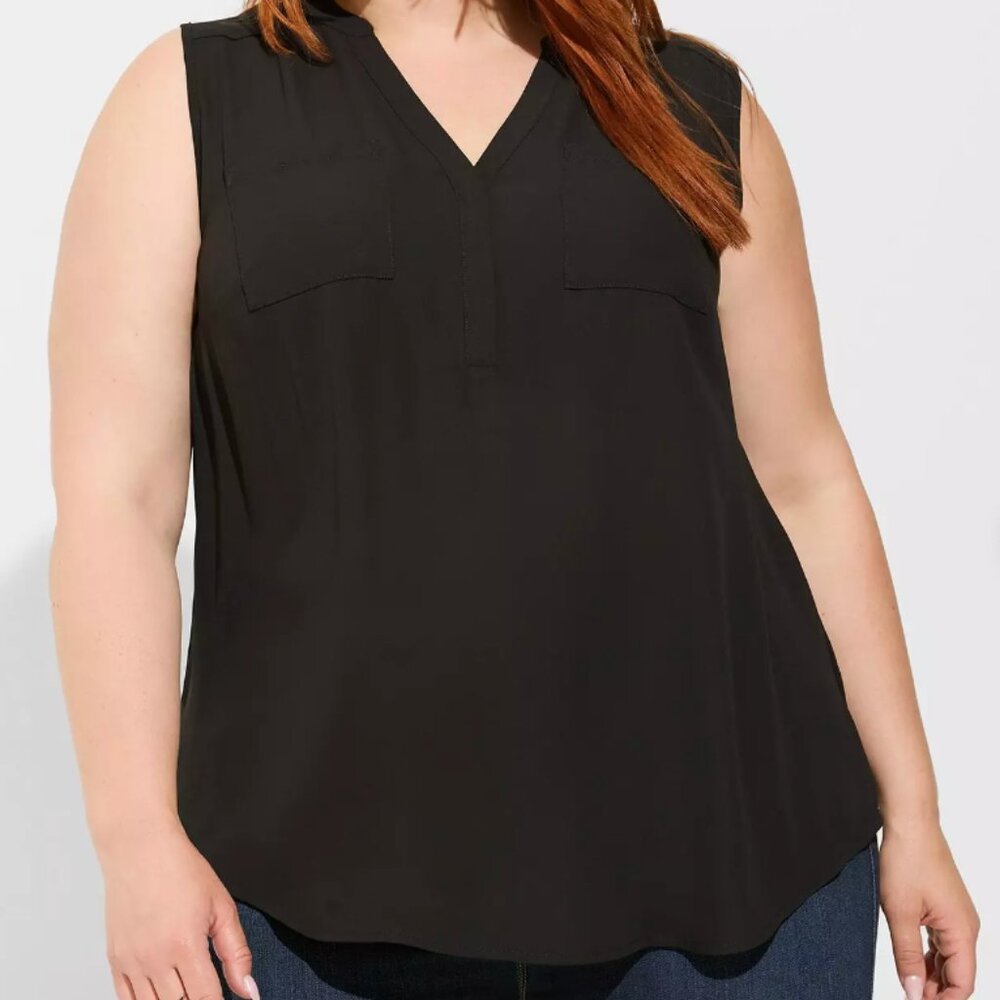 Torrid | Harper Georgette Sleeveless Blouse